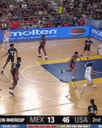 ?美国U16男篮次节轰出23-0，墨西哥单节仅得8分&amp;amp;半场落后33分